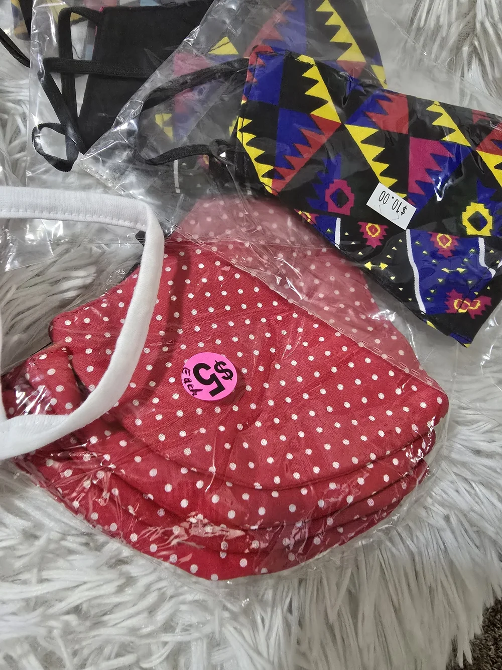 Over 20 Yellow Multicolor African Print Women's Face Mask And More - Pack